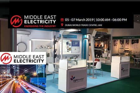 Lightmaster® Middle East Electricity Dubai 2019 Fuarında